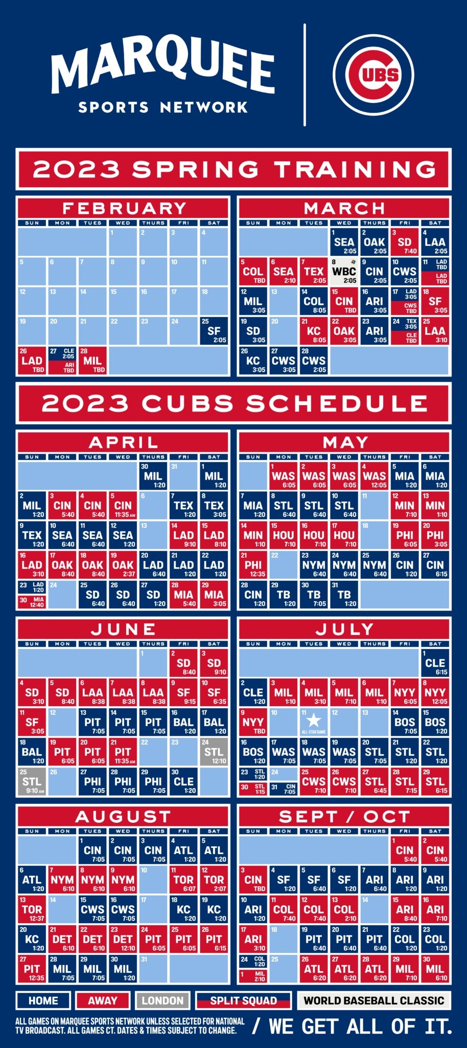 Printable Schedule Chicago Cubs Worksheets Library