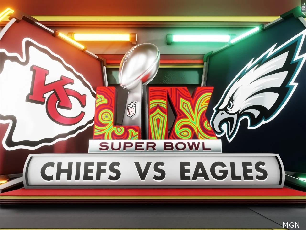 Super Bowl Squares Printable Bracket Kansas City Chiefs Vs Philadelphia Eagles Faceoff In Super Bowl 59 Sports Odds Digest