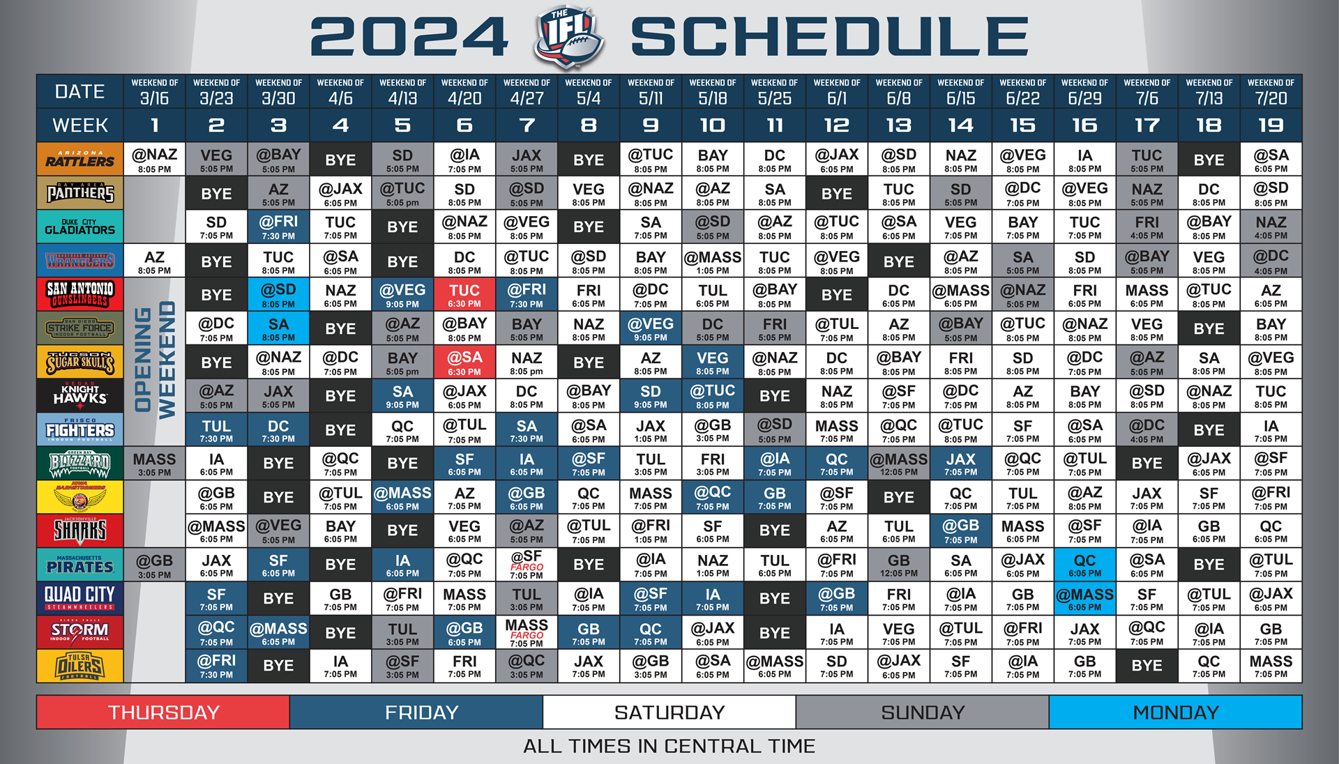 Printable 2024/2025 Nfl Schedule
