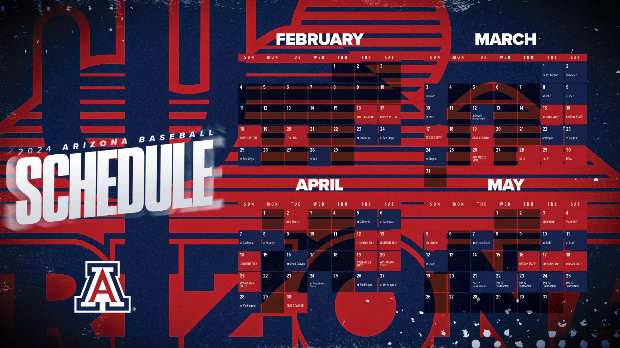 Wildcats Unveil 2024 Baseball Schedule University Of Arizona Athletics